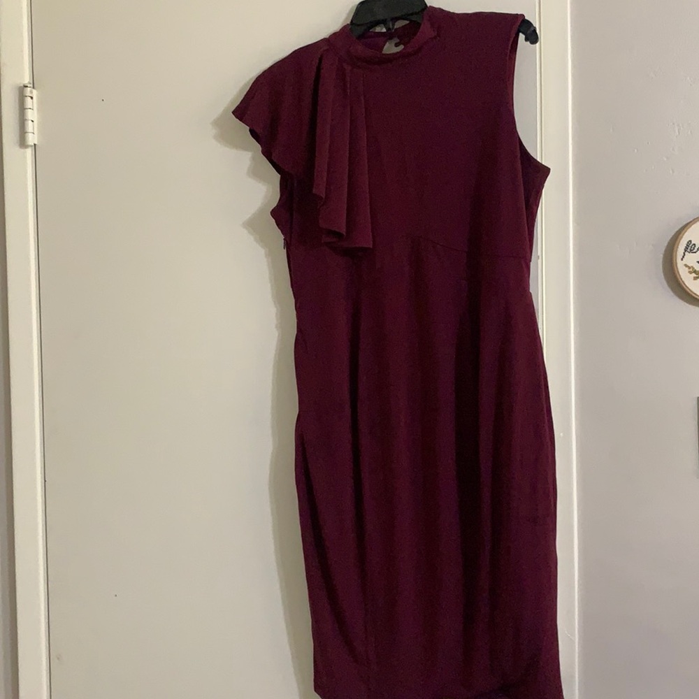 Maroon Cocktail Dress